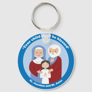 St. Joachim and St. Anne Keychain