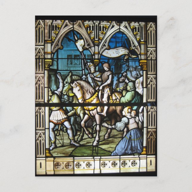 St. Joan at Orleans Postcard (Front)