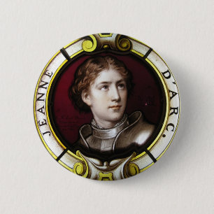 St. Joan of Arc 2 Inch Round Button