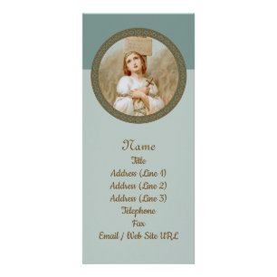 St. Joan of Arc Burning at the Stake (BF01,Style1) Rack Card