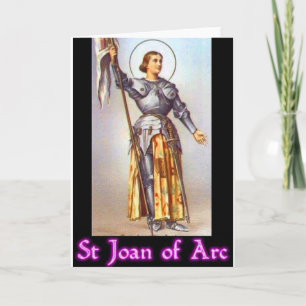 St. Joan of Arc Card