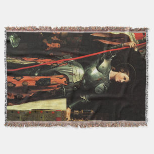St Joan of Arc Catholic Saint 2 Blanket