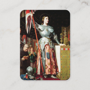 St. Joan of Arc Flag Soldier Catholic Holy Card