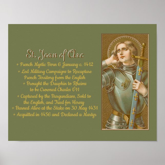 St. Joan of Arc (JM 28) Poster (Front)