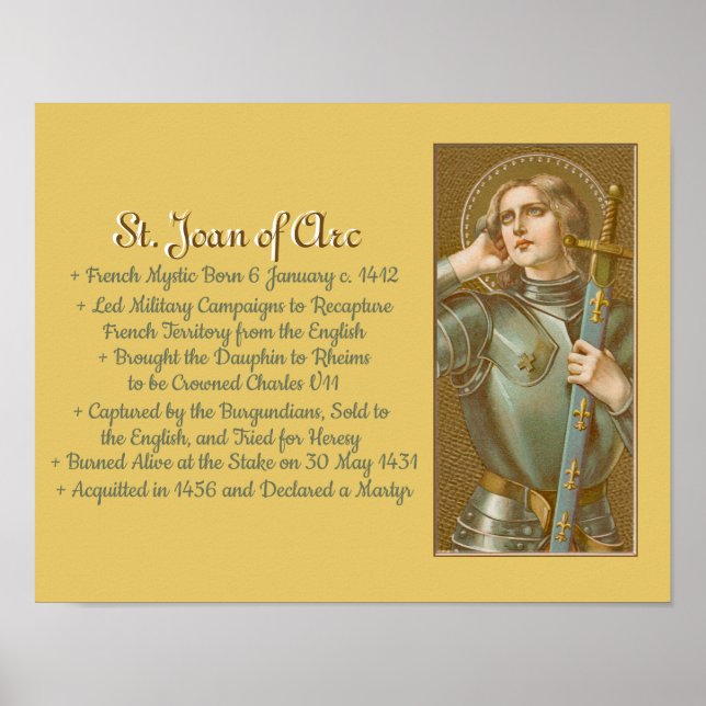 St. Joan of Arc (JM 28) Poster (Front)