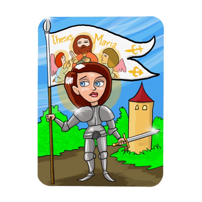 St. Joan of Arc Magnet (Vertical)