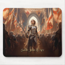 St. Joan of Arc Mousepad, Christian #29