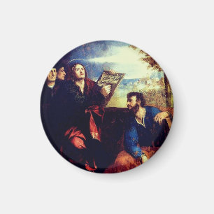 St John and St Bartholomew (right) by Dosso Dossi Magnet