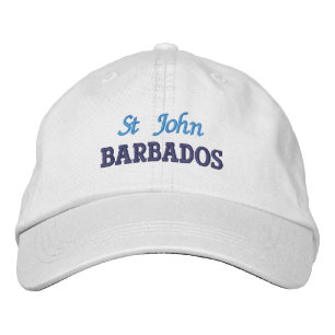 St John, Barbados Embroidered Baseball Cap