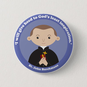 St. John Berchmans 2 Inch Round Button