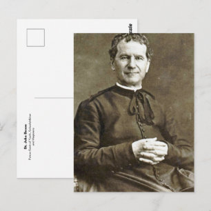 St. John Bosco Catholic Patron Saint of Postcard
