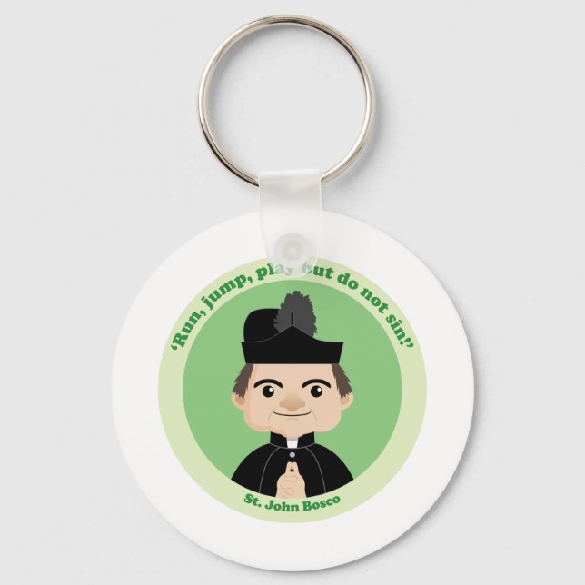 St. John Bosco Keychain (Front)