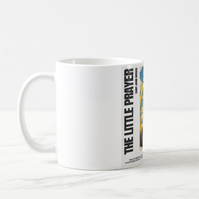 St John Bosco Petite prière Café Mug (Gauche)
