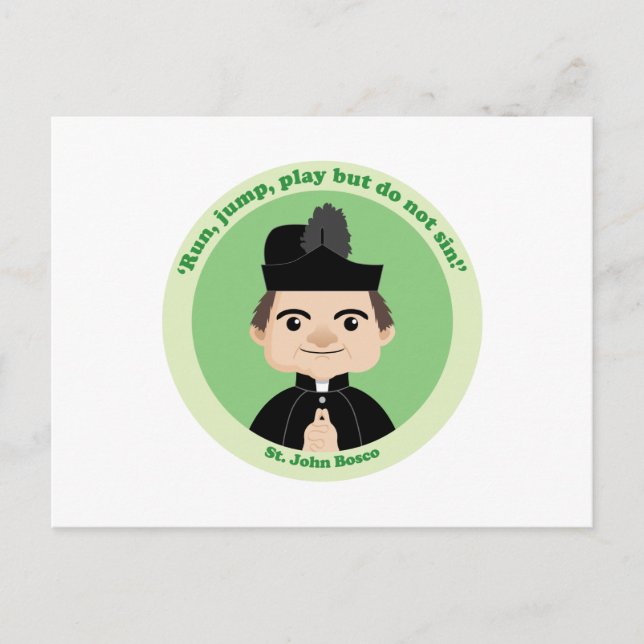 St. John Bosco Postcard (Front)