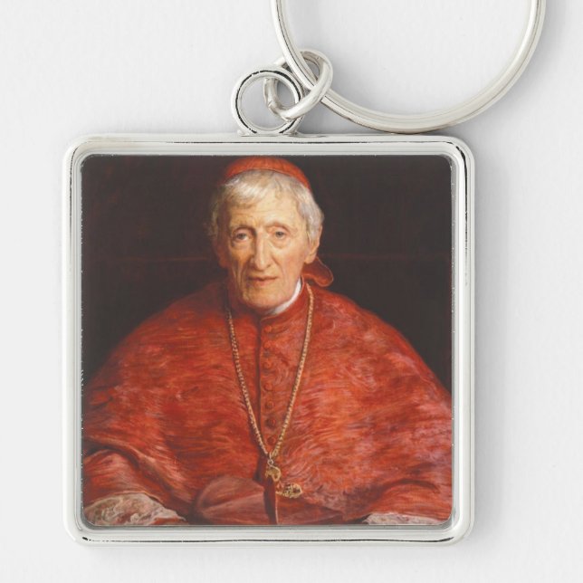 St. John Cardinal Henry Newman Catholic Keychain (Front)