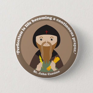 St. John Cassian 2 Inch Round Button