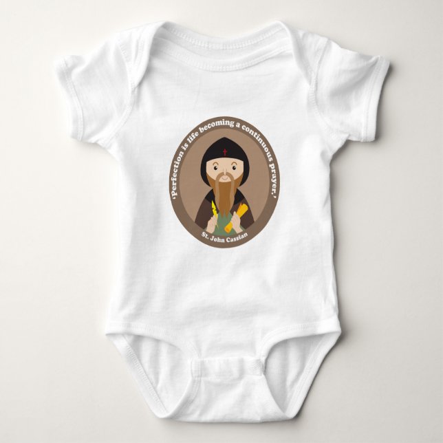 St. John Cassian Baby Bodysuit (Front)