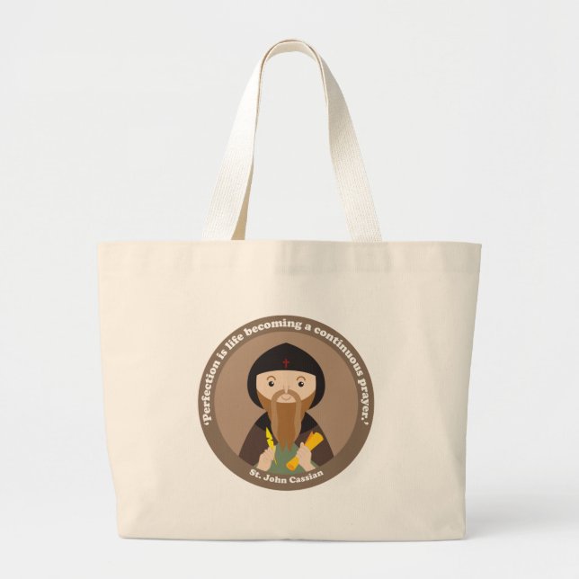 St. John Cassian Large Tote Bag (Front)