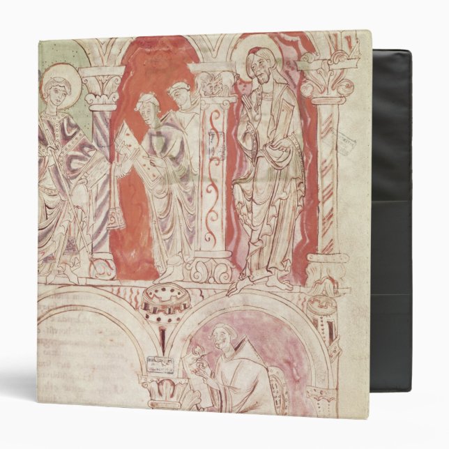 St. John Cassian writing and monks offering Binder (Front/Inside)