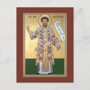 St. John Chrysostom Prayer Card