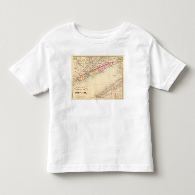St John Co, NB Toddler T-shirt (Front)