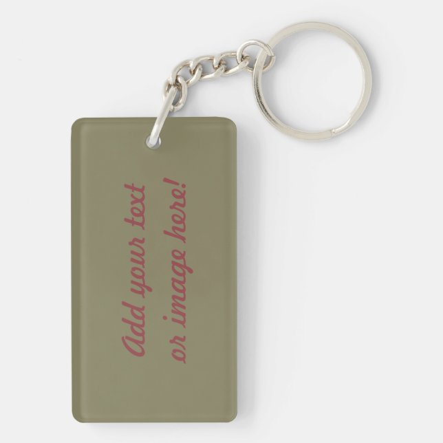 St. John Fisher (SAU 025) Customizable Keychain (Back)