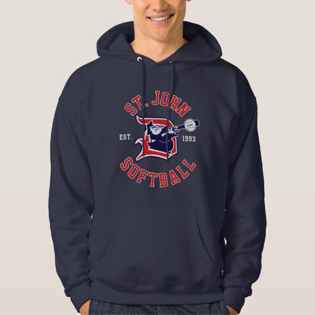 St. John Hoodie - Navy (Front)