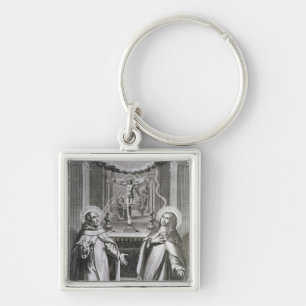 St. John of the Cross and St. Theresa of Avila Keychain