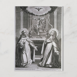 St. John of the Cross and St. Theresa of Avila Postcard
