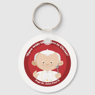 St John Paul II Keychain