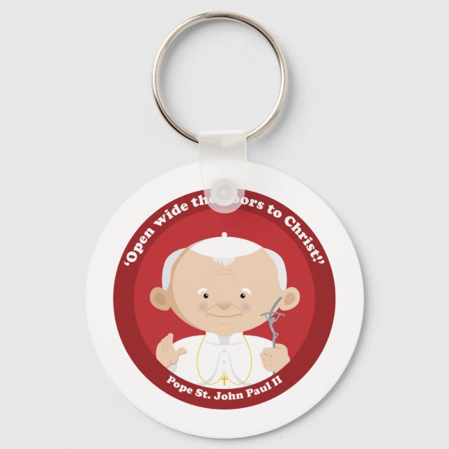 St John Paul II Keychain (Front)