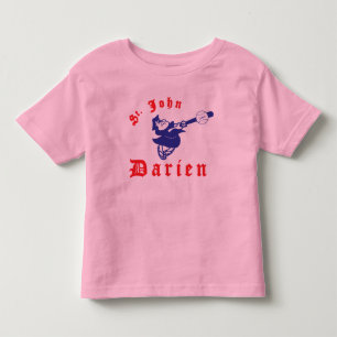 St. John Royal/Pink Ringer - Toddler T-shirt