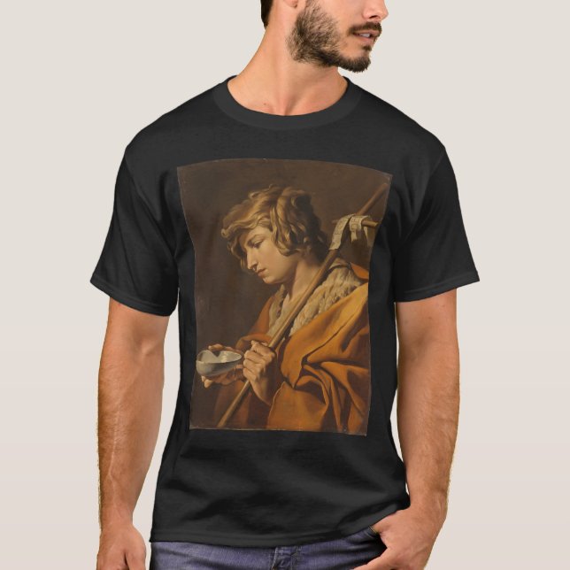 St John The Baptist (1630 - 1650) By Matthias Stom T-Shirt (Front)
