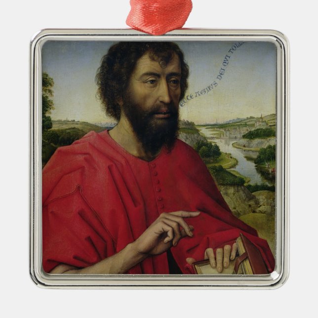 St. John the Baptist 2 Metal Ornament (Front)