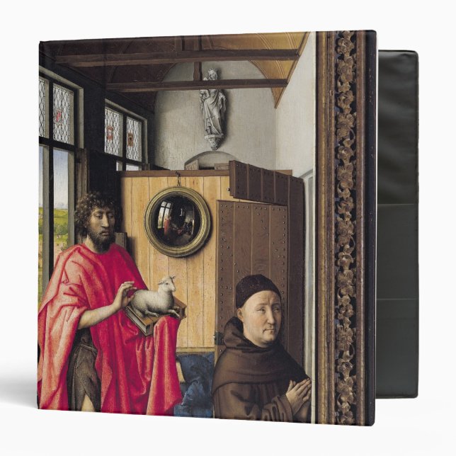 St. John the Baptist and the Donor Binder (Front/Inside)