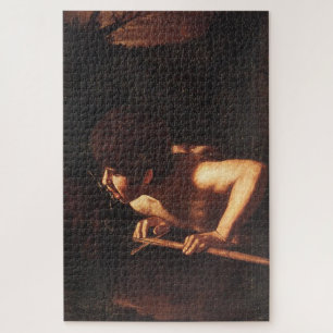 St. John the Baptist at the Well by Caravaggio Jigsaw Puzzle