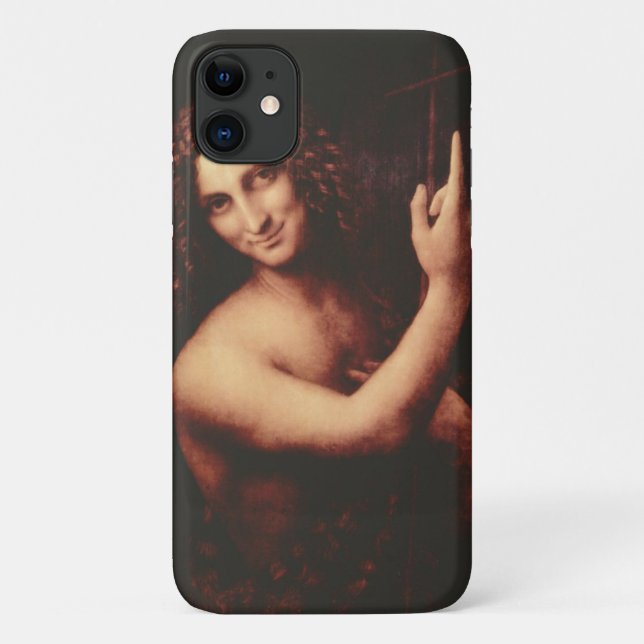 St John the Baptist by Leonardo da Vinci Case-Mate iPhone Case (Back)