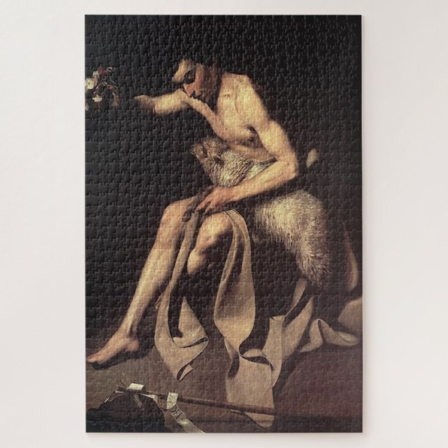 St. John the Baptist – Caravaggio Jigsaw Puzzle (Vertical)