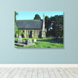 St John the Baptist Church, Rogerstone Canvas Print