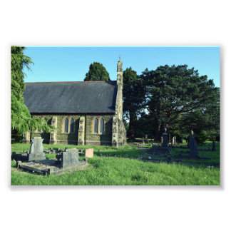 St John the Baptist Church, Rogerstone Photo Print