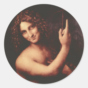 St John the Baptist Classic Round Sticker