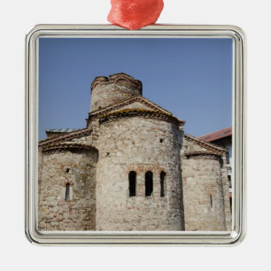 St. John the Baptist cruciform church 2 Metal Ornament