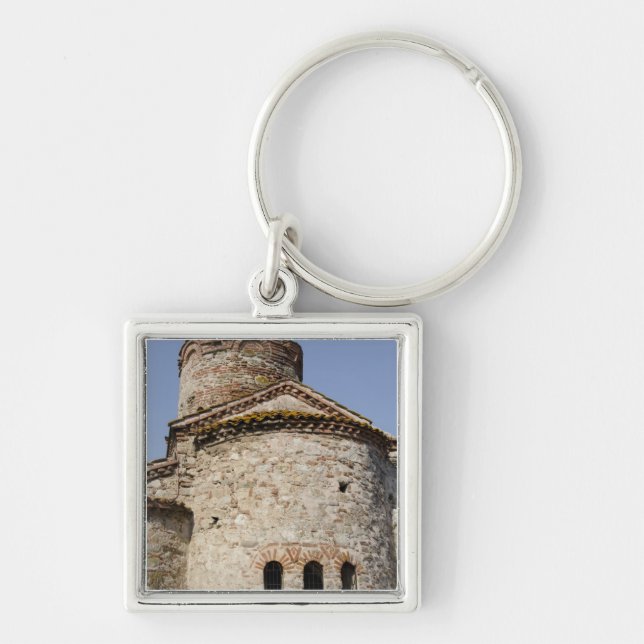 St. John the Baptist cruciform church Keychain (Front)
