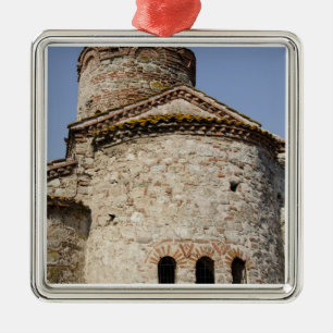 St. John the Baptist cruciform church Metal Ornament