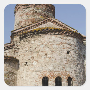 St. John the Baptist cruciform church Square Sticker