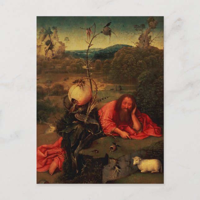 St. John the Baptist in Meditation Postcard (Front)