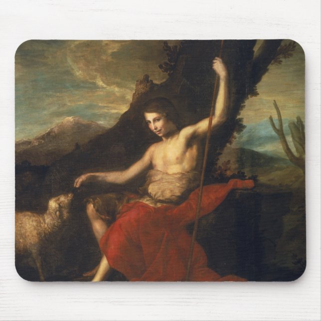 St. John the Baptist in the Wilderness Mouse Pad (Front)