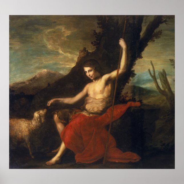 St. John the Baptist in the Wilderness Poster (Front)