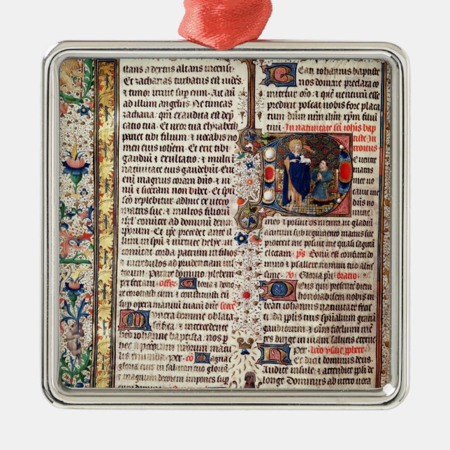 St. John the Baptist Metal Ornament (Front)