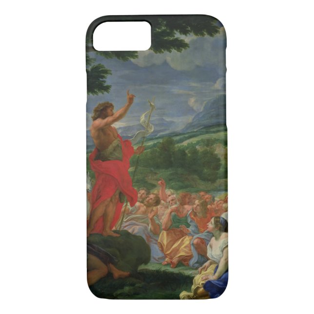 St. John the Baptist Preaching, painted before 169 Case-Mate iPhone Case (Back)